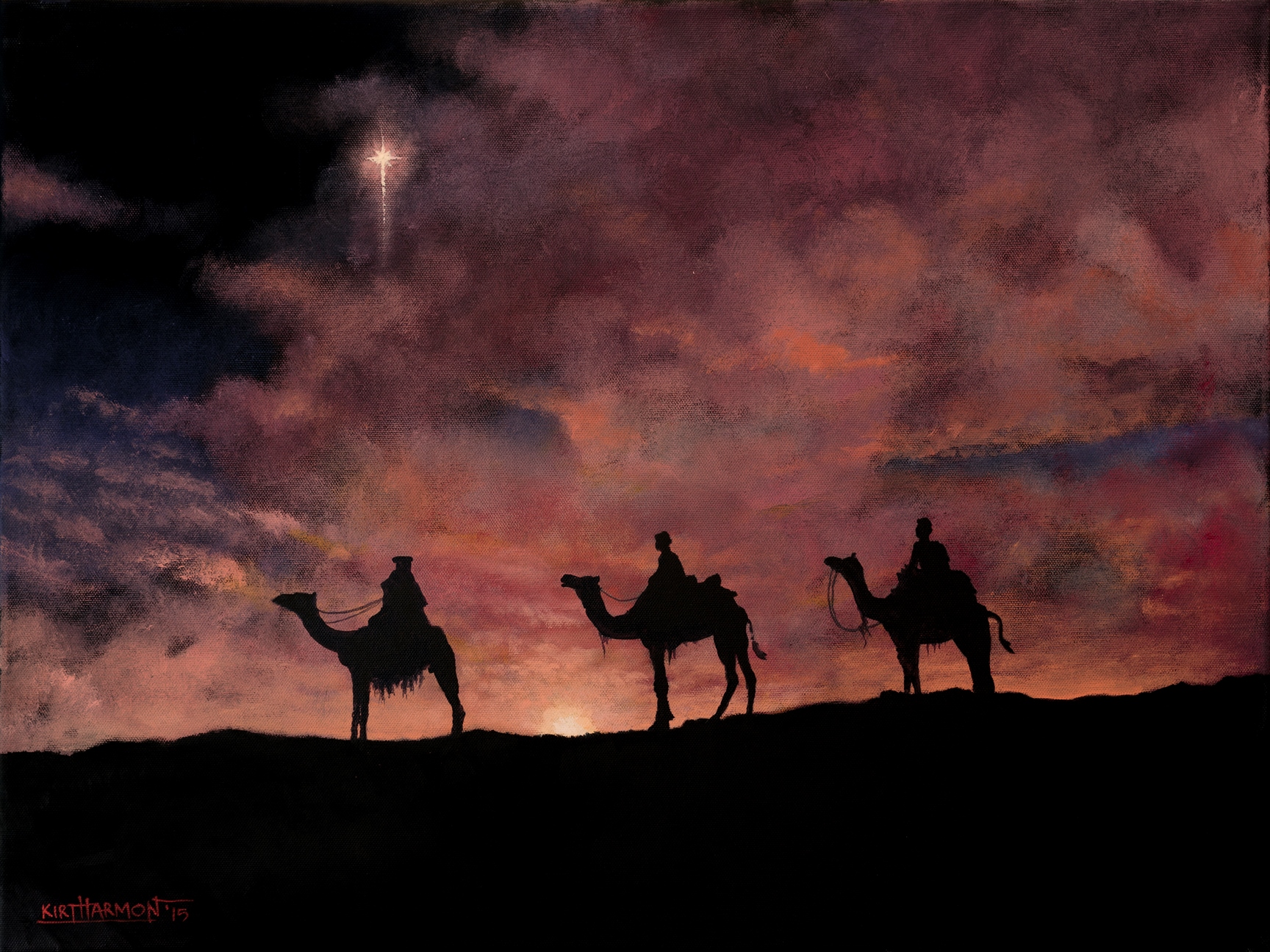 For we have seen his star (limited edition canvas print)