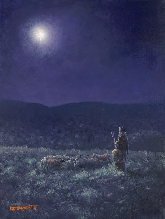 As shepherds watched their flock by night ...