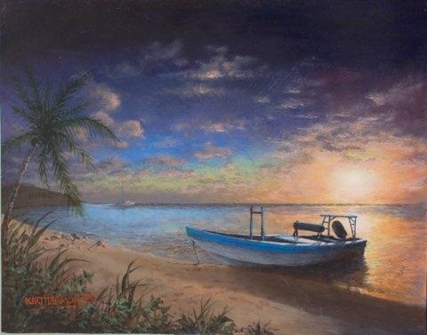 Guanaja sunset
